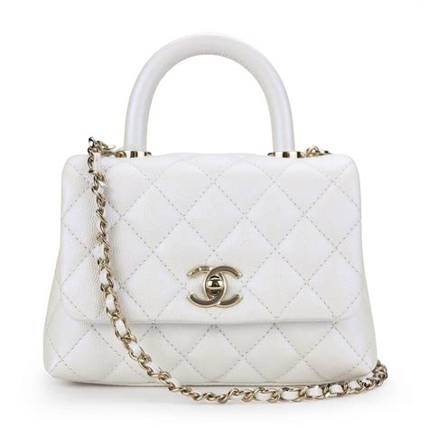 chanel iridescent flap bag 2015|CHANEL Iridescent Caviar Chevron Quilted Mini Coco Handle .